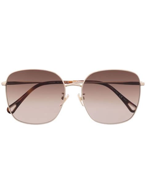 chloe zonnebril hart|Chloé Sunglasses .